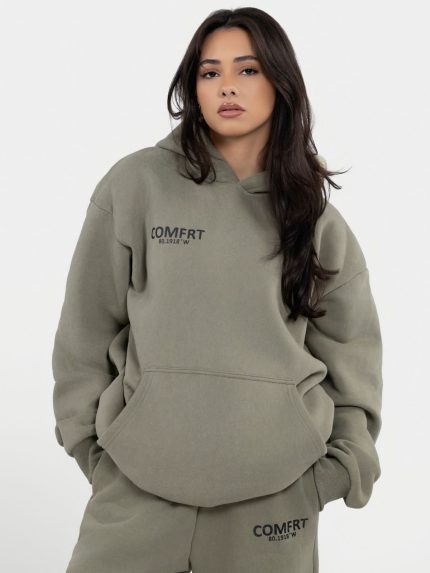 Coordinate Hoodie™: Kiana is 5’3” wearing a size M